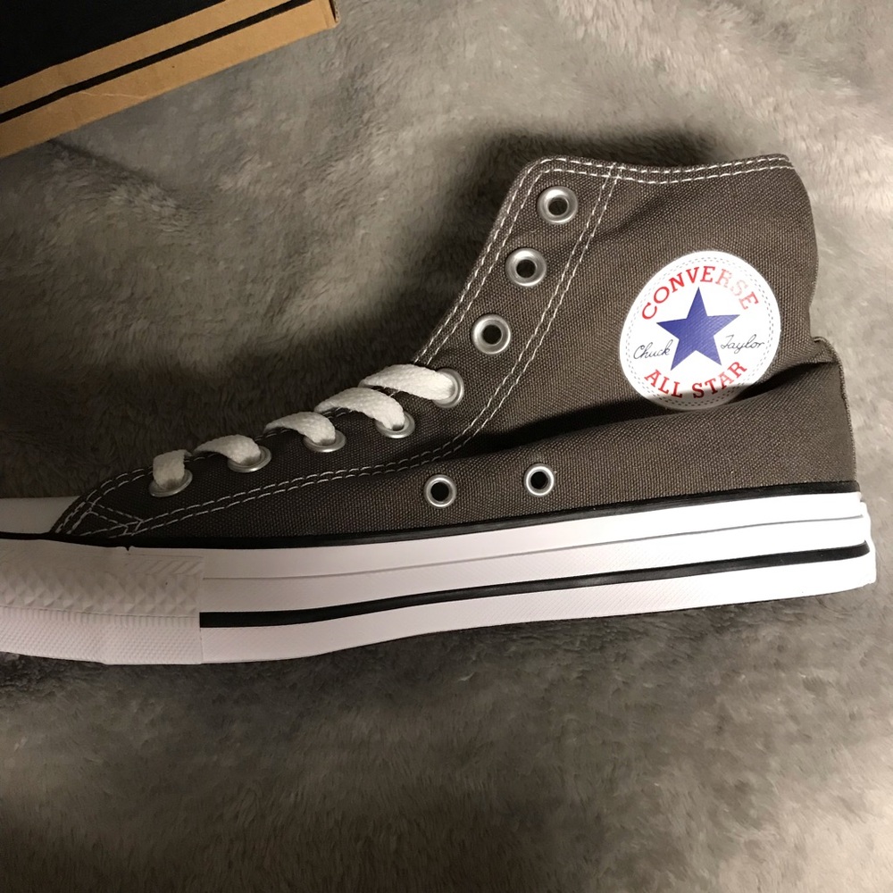 High top grey converse